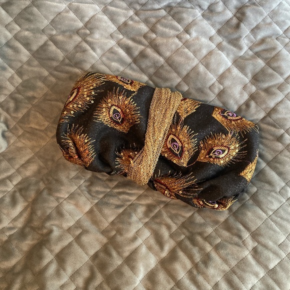 Deux lix peacock clutch brand new - Picture 2 of 4
